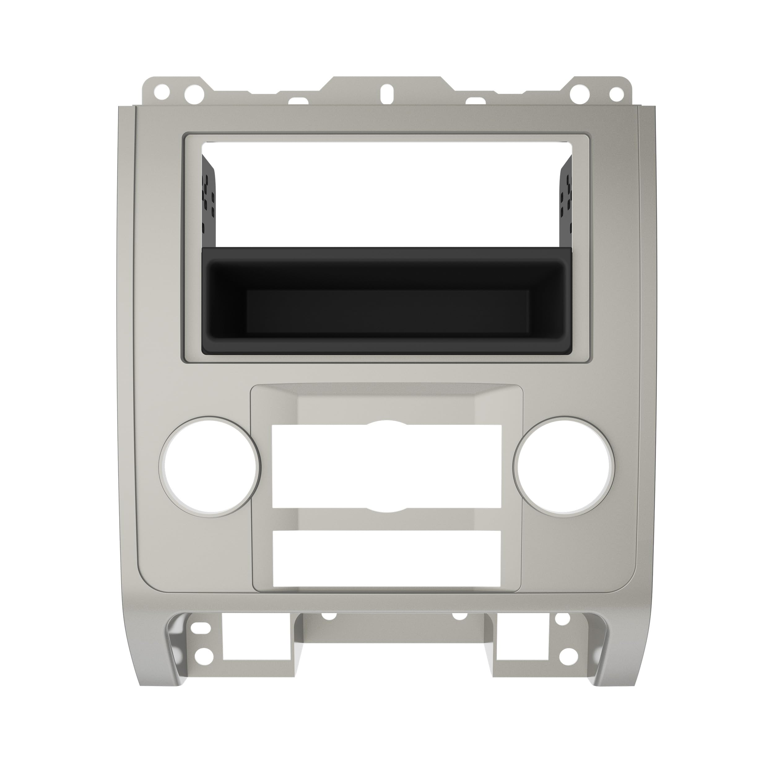 Metra 99-5814S Installation Dash Kit for Single or Double DIN 2008-up Ford Escape, Mercury Mariner, and Mazda Tribute (Silver)