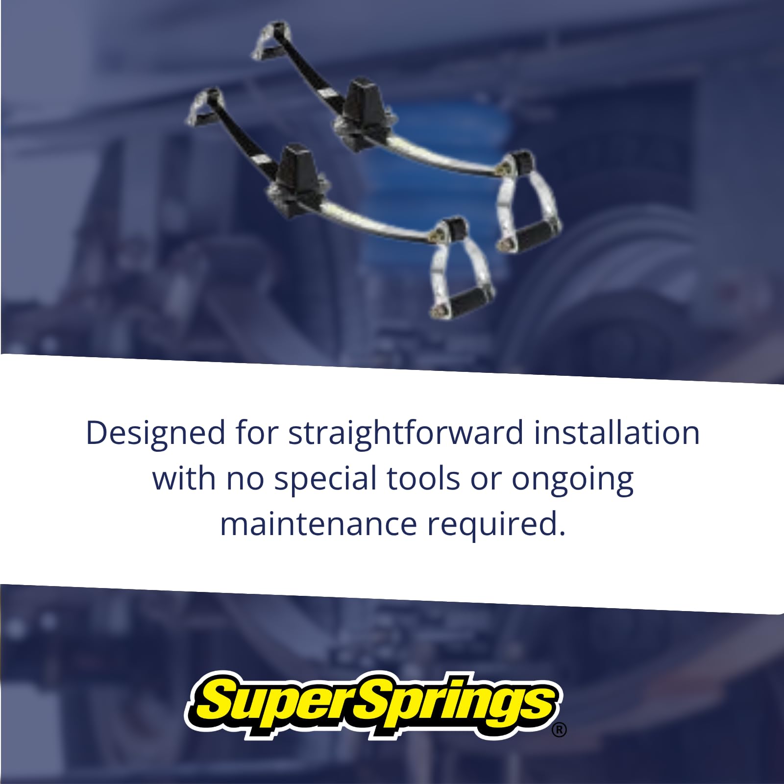 SuperSprings SSA4 for Toyota Tundra, Black