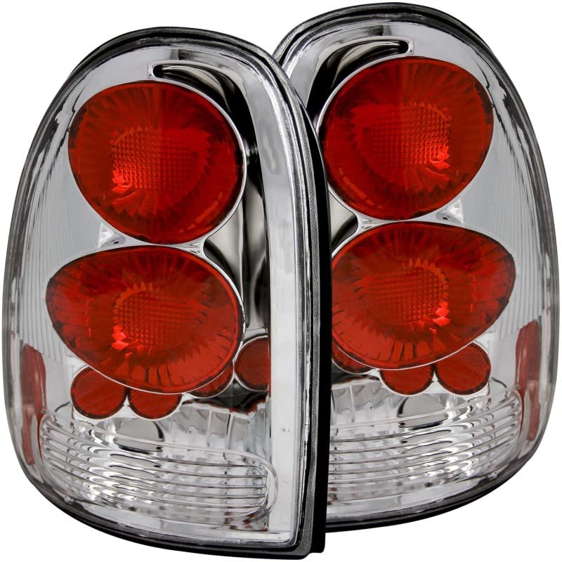 Chrome Euro Tail Light Set-Clear Lens ANZO USA 211037