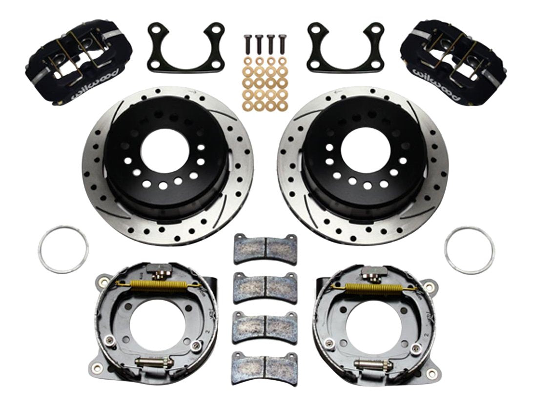 Disc Brake Kit Wilwood Engineering 140-11387-D (Bigford Drilled with Park Brake Rear)