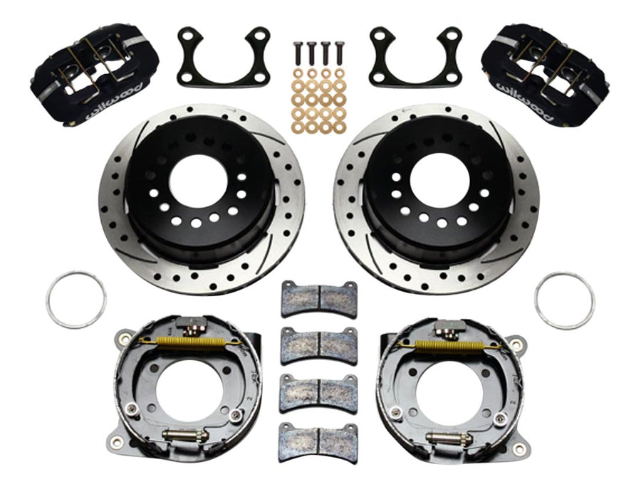 Disc Brake Kit Wilwood Engineering 140-11387-D (Bigford Drilled with Park Brake Rear)