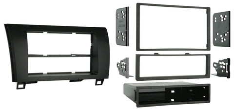 Metra 99-8220 Installation Kit for Single/Double DIN, 2007-2009 Toyota Tundra/Sequoia, Standard Black