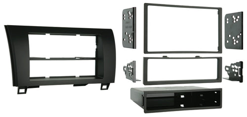 Metra 99-8220 Installation Kit for Single/Double DIN, 2007-2009 Toyota Tundra/Sequoia, Standard Black