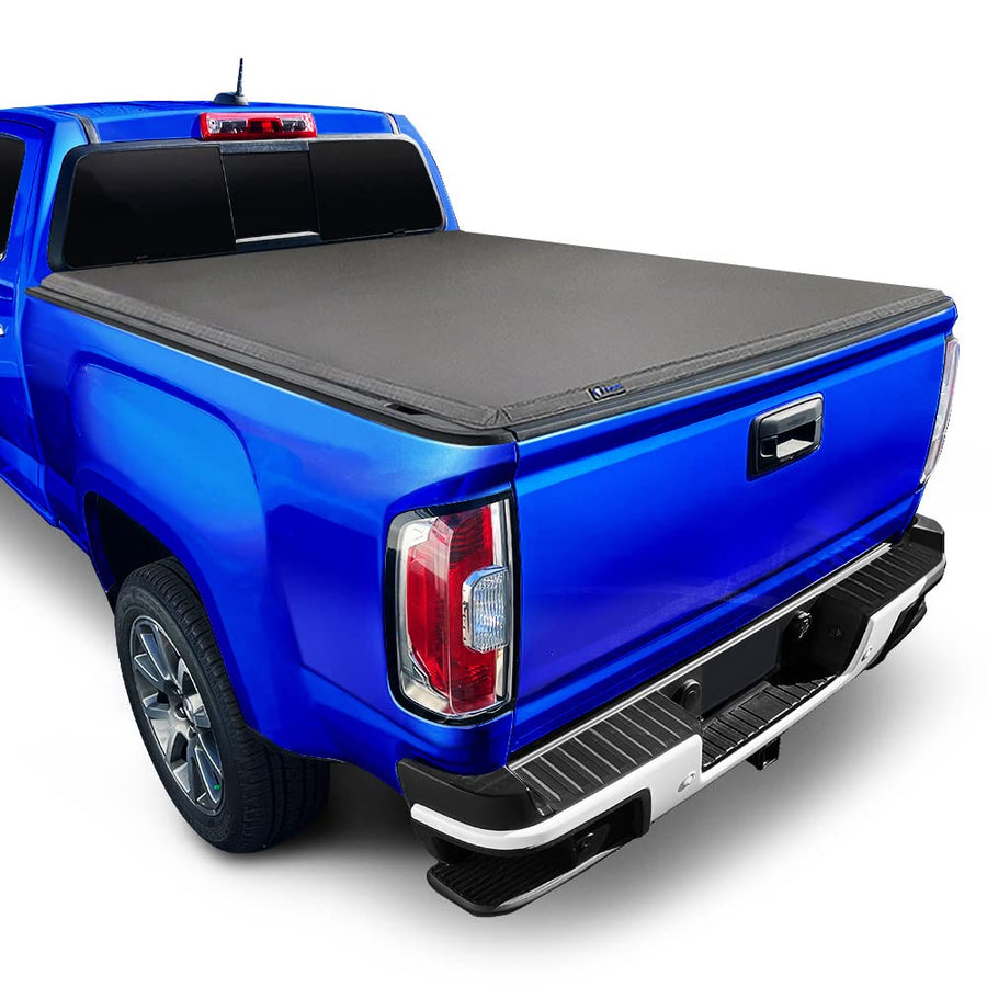 Tyger Auto T3 Soft Tri-Fold Tonneau Cover Truck Bed Compatible with 2015-2022 Chevy Colorado / GMC Canyon | Fleetside 5'2" Bed (62") | TG-BC3C1039