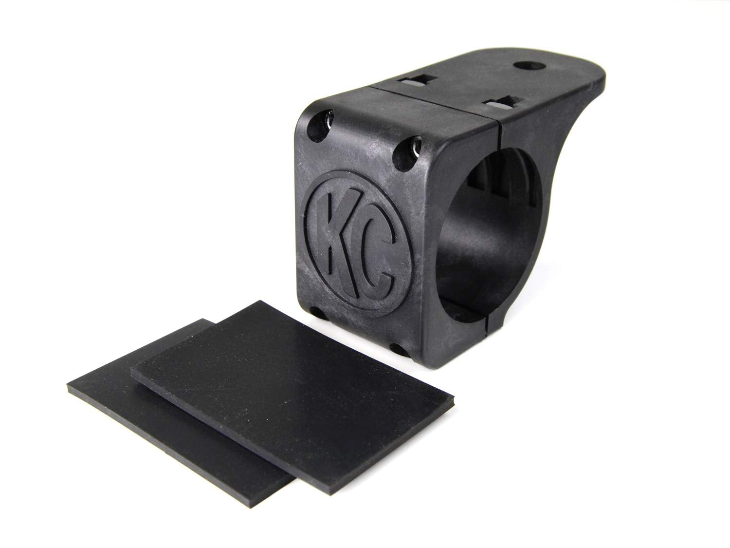Tube Clamp KC HiLiTES 7308 Light Mount Bracket for 2.25" to 2.5" Diameter Round Light Bars and Roof Racks - Single
