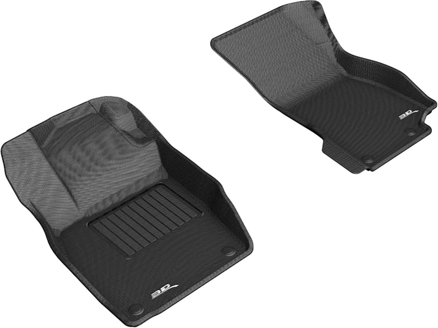 Kagu 3D MAXpider Custom Fit Floor Mats (Black) Compatible with Audi A8 L (D5/4N) 2019-2026 - Front Row