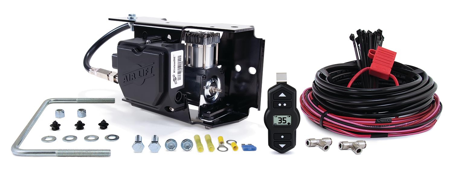 Air Lift 2nd Generation WirelessOne + EZ Mount On-Board Air Compressor with Mobile App - 25980EZ