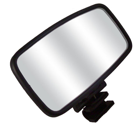 Marine CIPA 01874 7" x 14" Mirror with Round Bracket, black