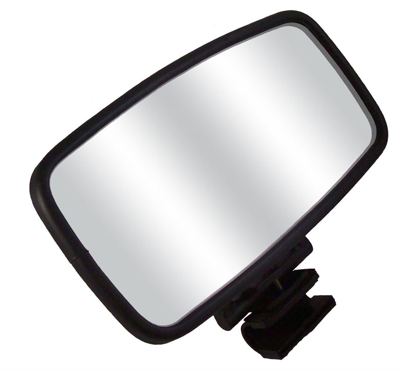 Marine CIPA 01874 7" x 14" Mirror with Round Bracket, black