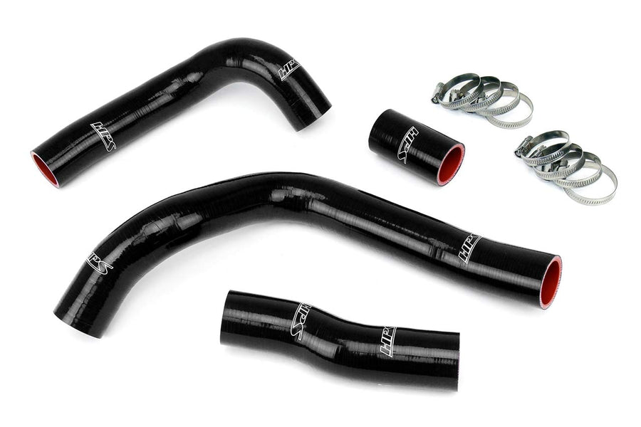 HPS Reinforced Black Silicone Radiator Coolant Hose Kit 57-1829-BLK