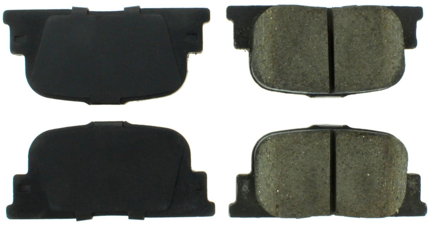 Rear StopTech 308.08350 Brake Pads with Shims and Hardware Street