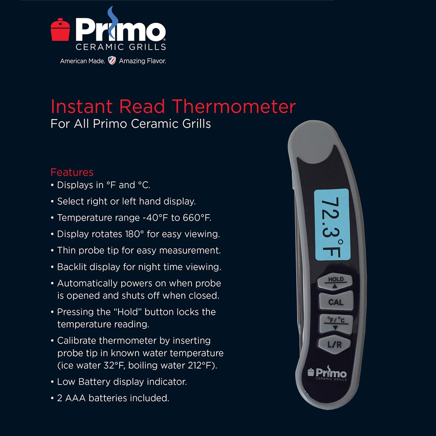Gray Primo 359 Digital Thermometer