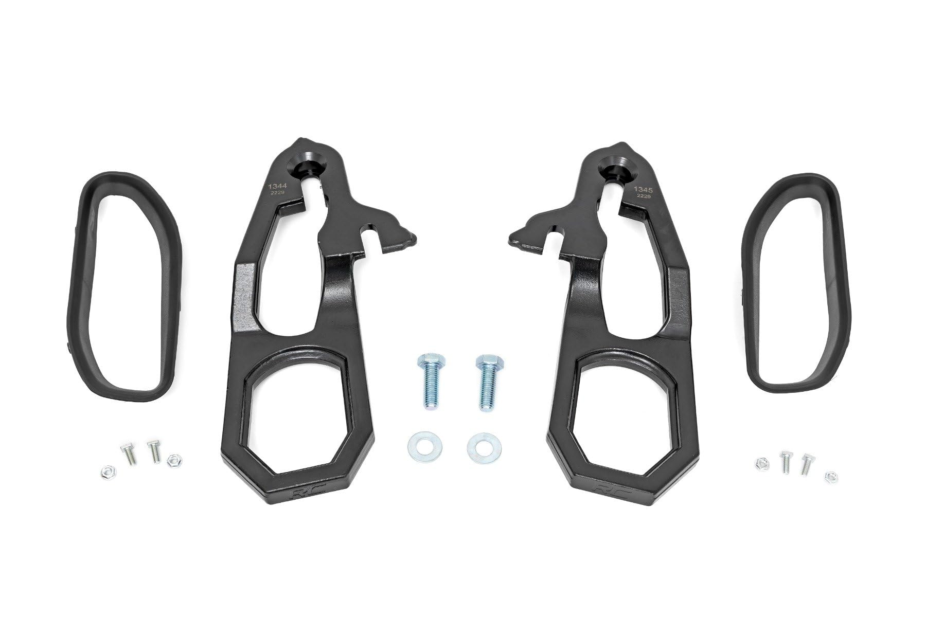 Tow Hook Bracket & Bezel Kit Rough Country for 2019-2021 Ram 1500 - RS185