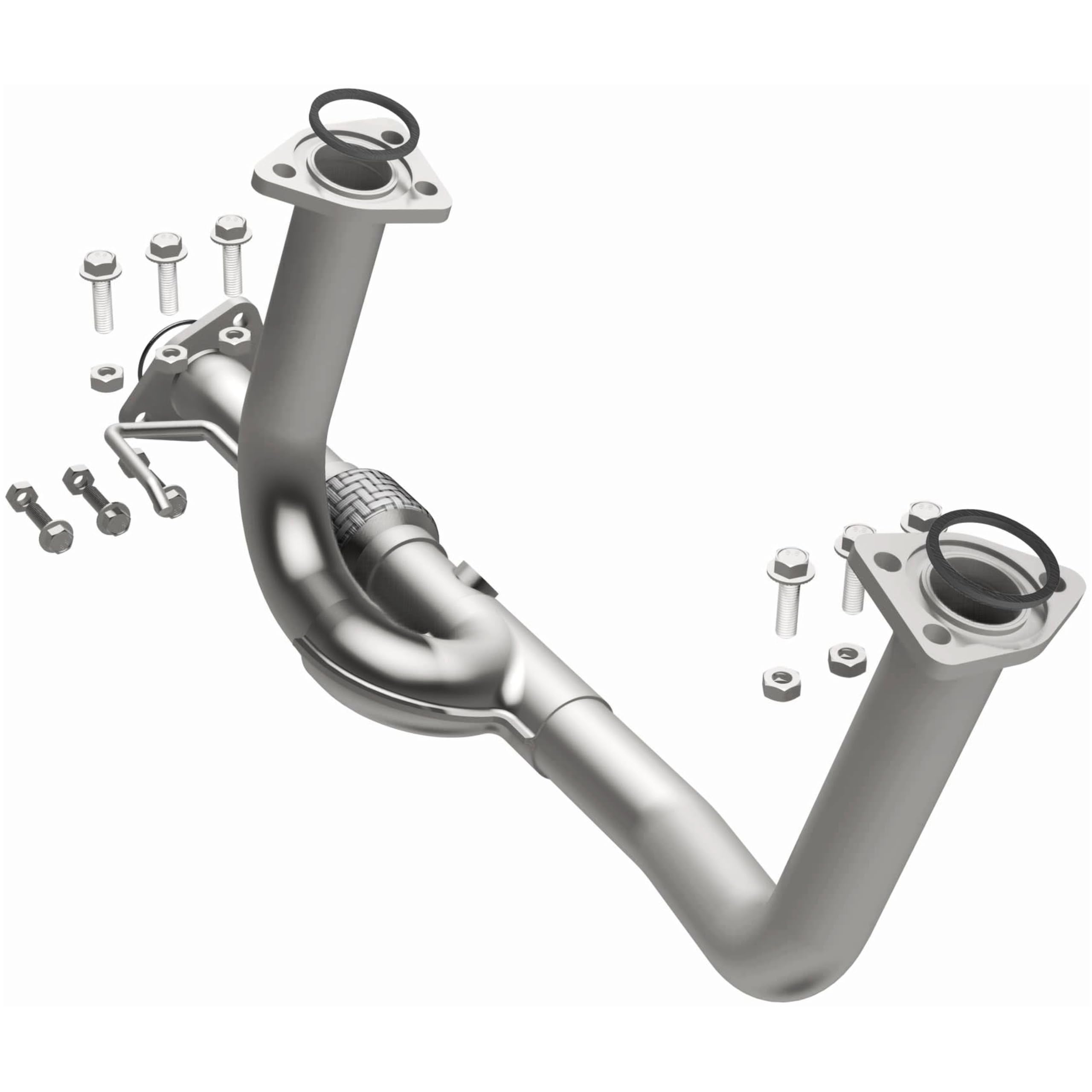 Replacement BRExhaust Front Pipe Kit 107-0100: Direct-Fit, Compatible with 01-04 MDX, Pilot 3.5L