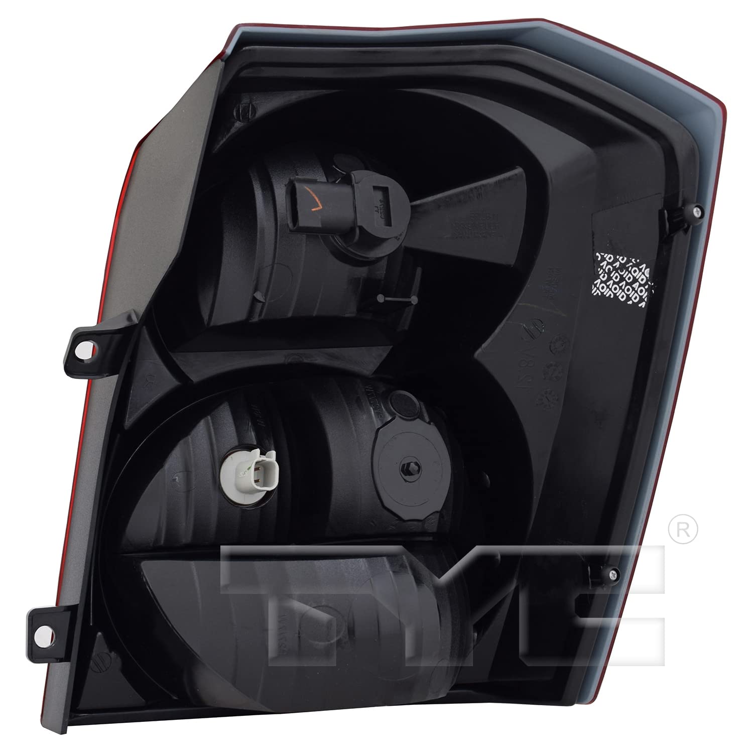 Left TYC Tail Light Assembly Compatible with 2008-2012 Dodge Caliber