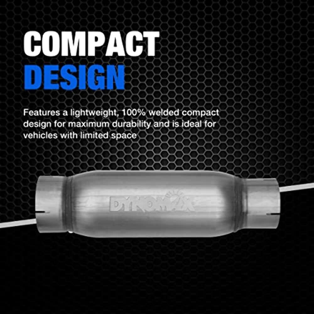 Exhaust Resonator Dynomax Race Bullet 24215