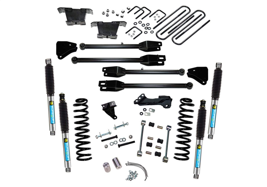 SUPERLIFT SUSPENSION RealTruck 4" Lift Kit for Ford F-250/F-350 | Complete Lift Kit with Front & Rear Bilstein 5100 Series Shocks and 4-Link Arms | K233B | Fits 2008-2010 Ford F-250 / F-350 4WD