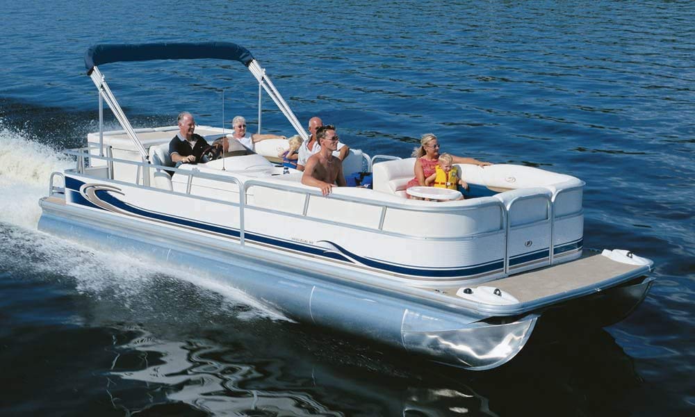 Trailerite Semi-Custom Boat Cover for Modified Tri-Hull Boats with Outboard Motor - Taylor Made Products Includes Motor Hood, Navy (17'5" - 18'4" CL x 88" B)