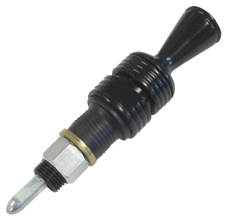 3" Lokar Black Direct Fit Transmission Dipstick with Lock for GM TH-200 Transmission