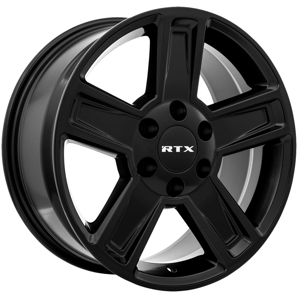 Glacier RTX Custom Wheel - 18x8, 35 Offset, 5x127 Bolt Pattern, 71.5mm Hub - Satin Black Rim