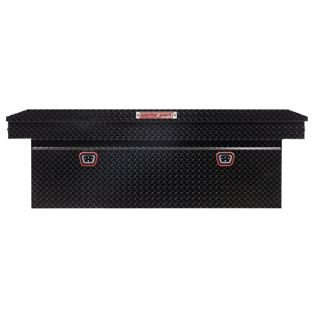 Weather Guard Saddle Box Model 123-5-04, Aluminum, Full Deep, Gloss Black, 15.0 cu ft