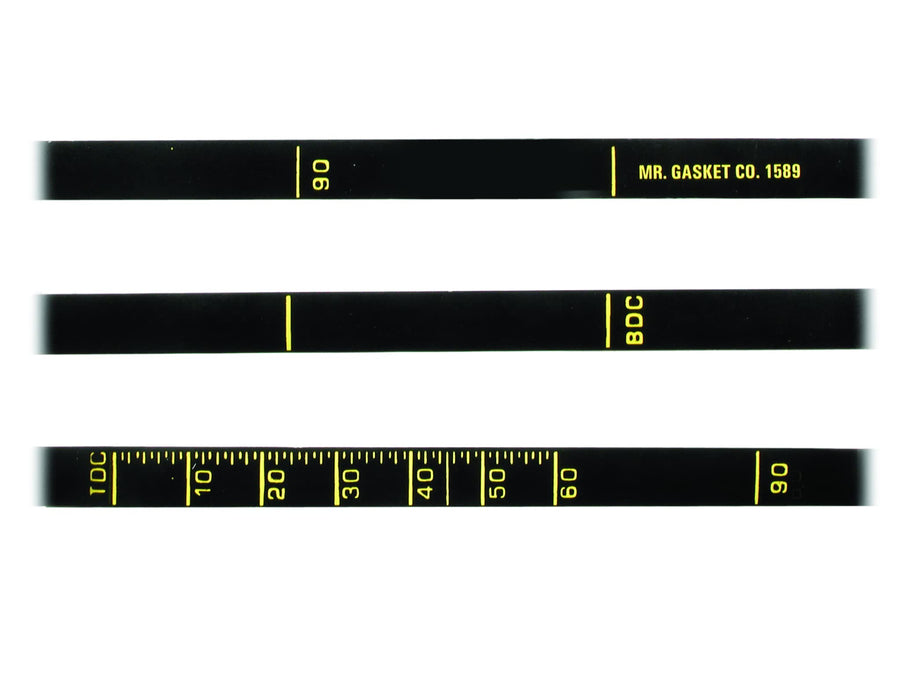 Timing Tape Mr. Gasket 1589 Chevy 7"