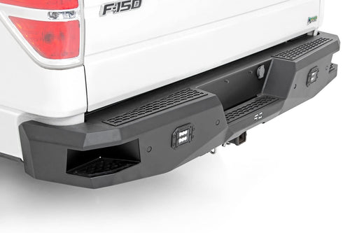 Rough Country Rear Heavy Duty Bumper w/LEDs for 2009-2014 Ford F-150-10768