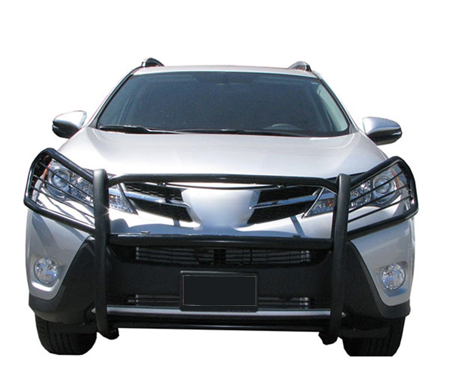 Bumper Guard Black Horse Grille brush Modular Black Compatible with 2006-2018 Toyota RAV4-17A093902MA