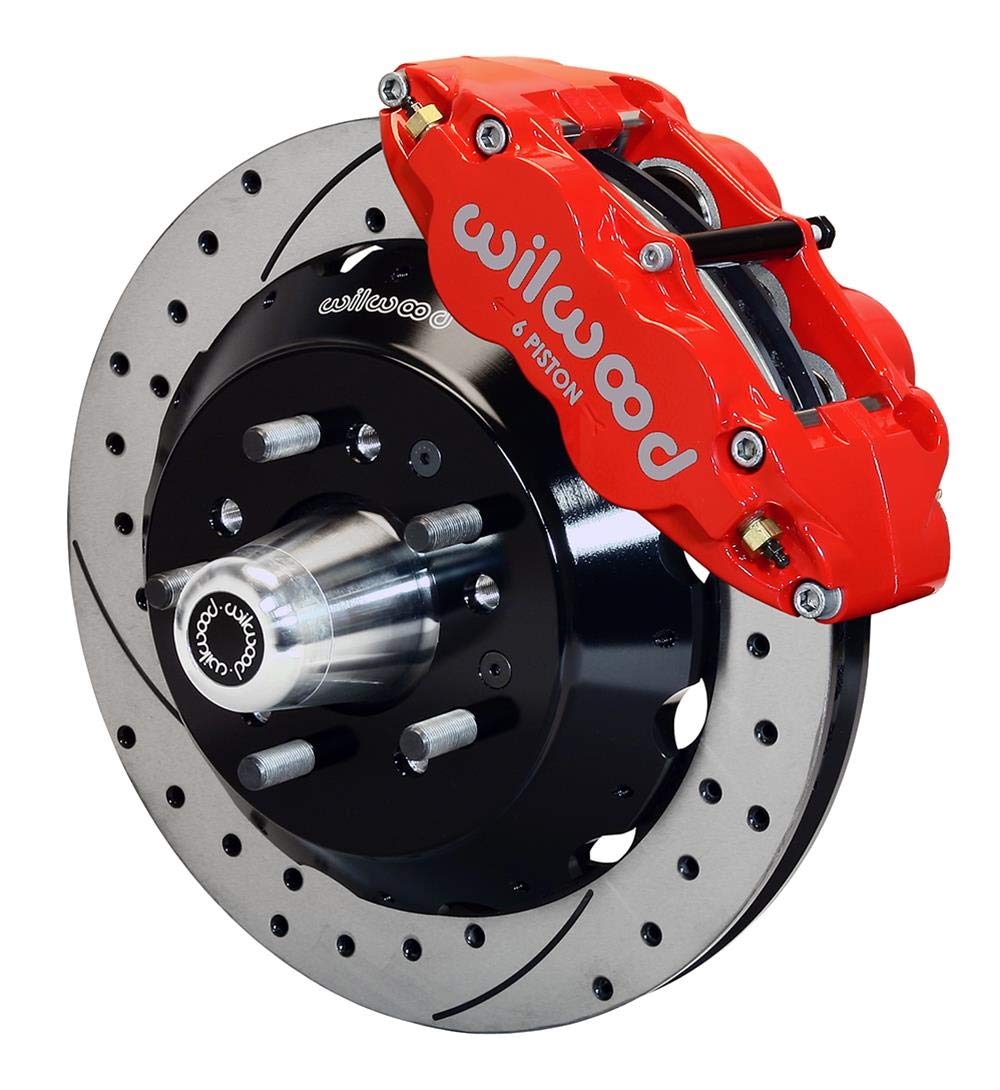 Front Hub Kit FNSL6R, 12.88", Drill, Red