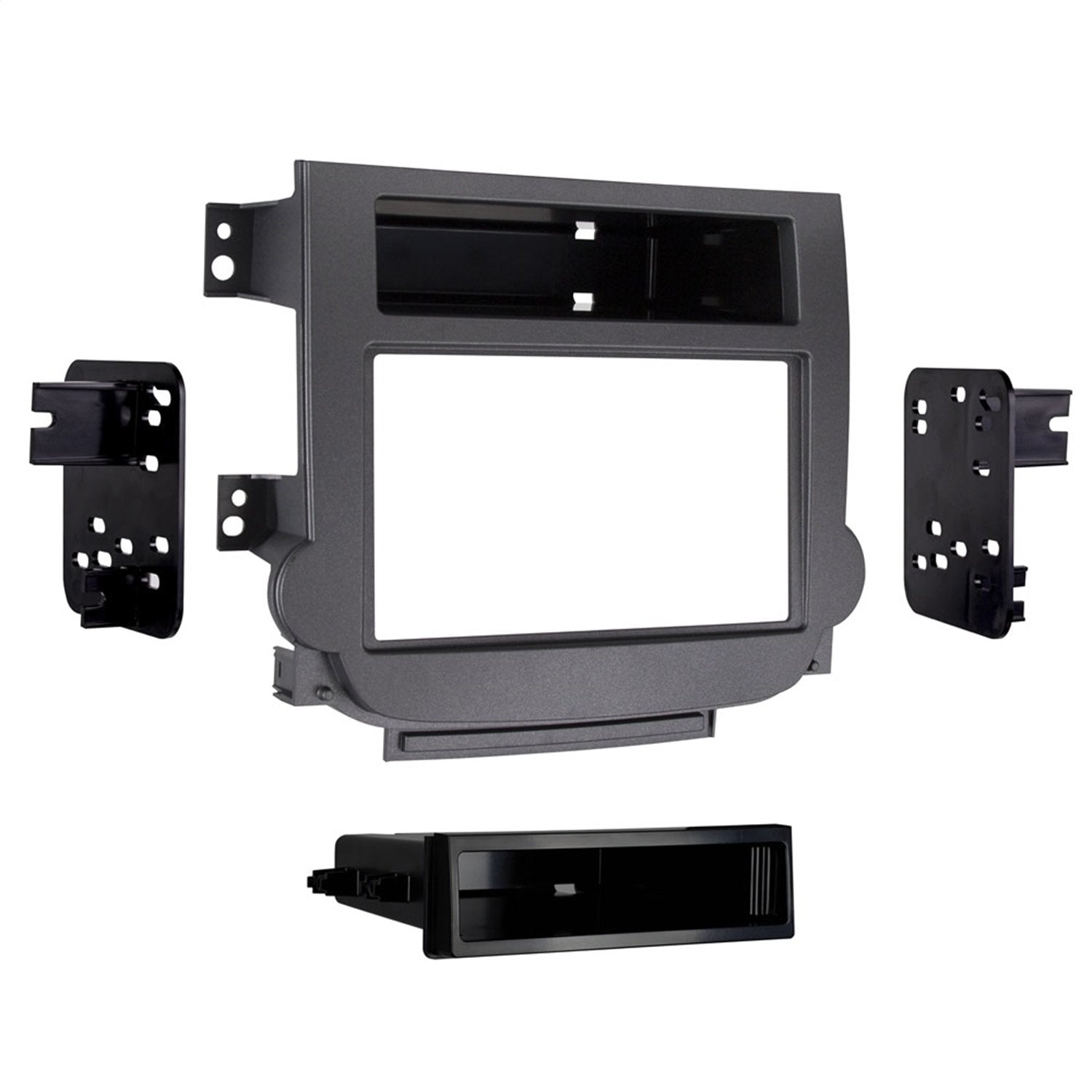 Metra Electronics 99-3314G Iso-Din Installation Kit for 2013 & up Chevy (r) Malibu with Pocket, Gray