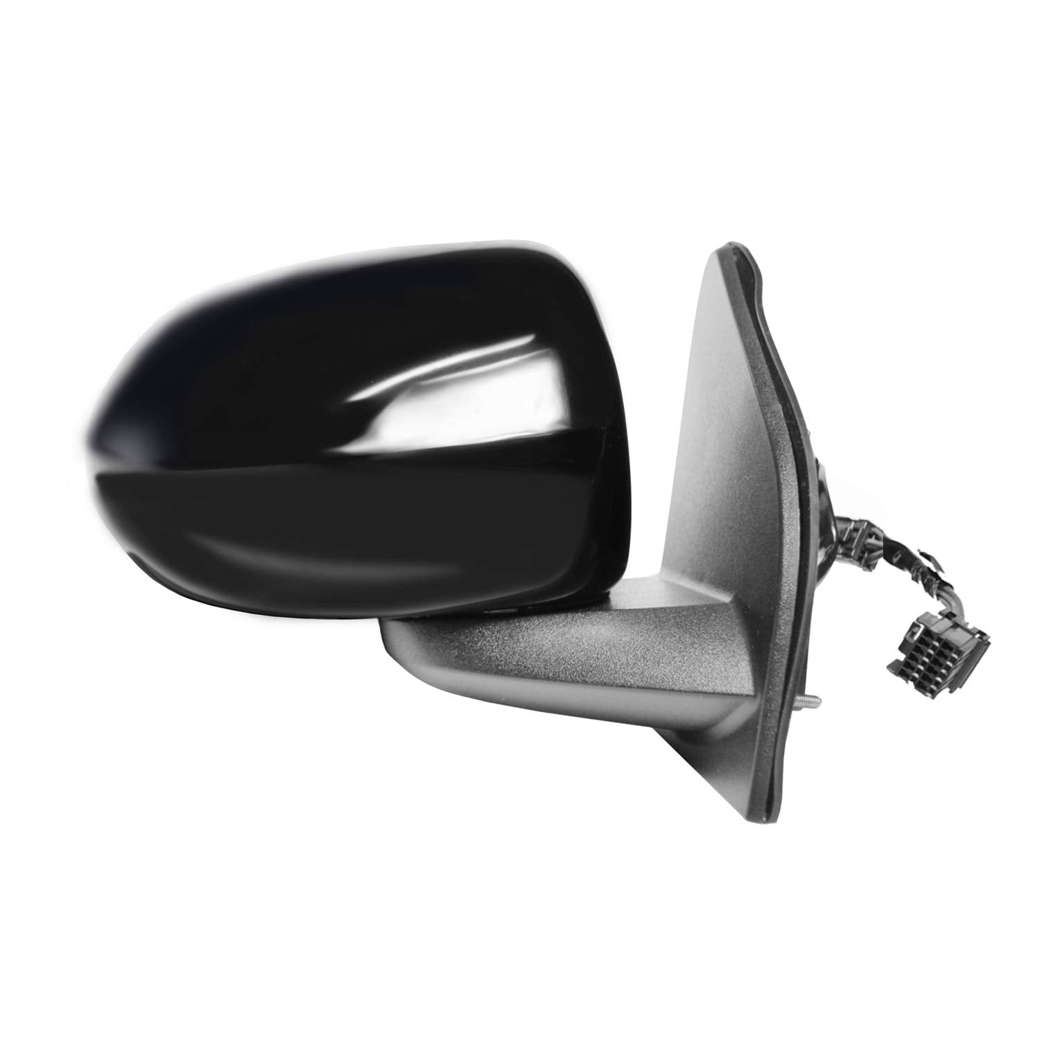 Mirror Passenger Side for JEEP Compass, (textured black w/PTM housing, foldaway), Will Not Fit 2017 Updated Style, RH, Heated Power
