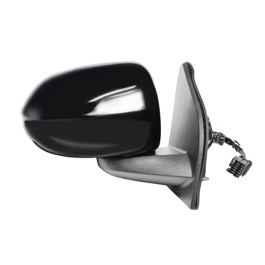 Mirror Passenger Side for JEEP Compass, (textured black w/PTM housing, foldaway), Will Not Fit 2017 Updated Style, RH, Heated Power