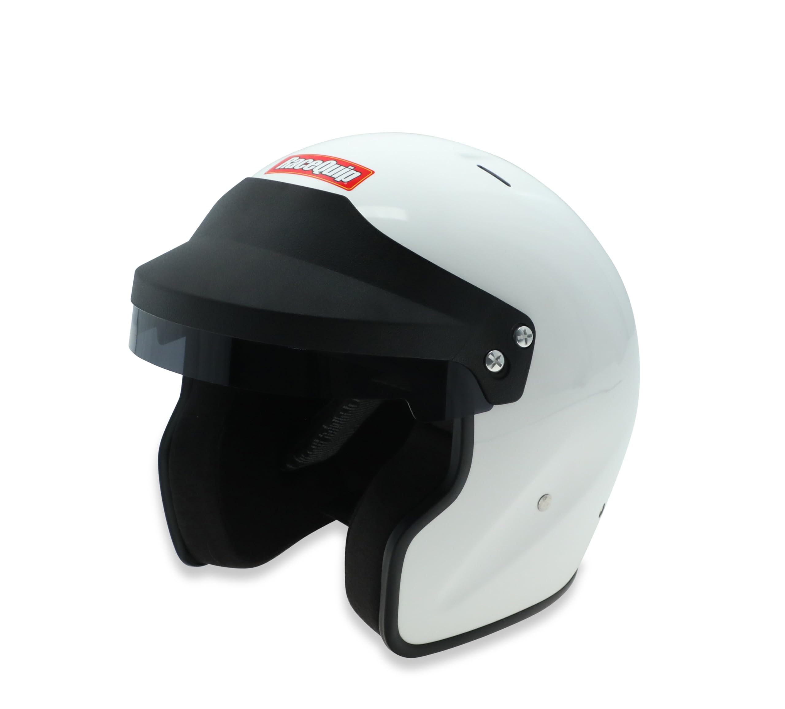 Open Face Helmet RaceQuip OF20 Series Snell SA-2020 Rated Gloss White Large 256115