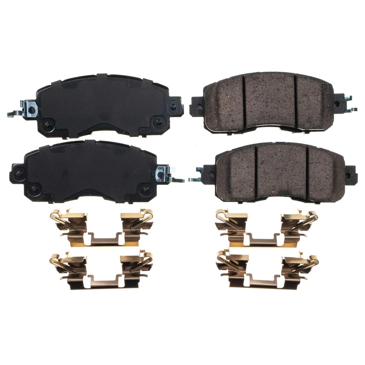 PowerStop Brake Pads Front For Nissan Altima 2013-20 |Altima 2024-25 |LEAF 2014-17 - Ceramic Brake Pads With Installation Hardware, 17-1650