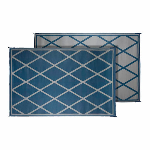 Diamond Faulkner 68912 Mat 9x12 Blue/ivory
