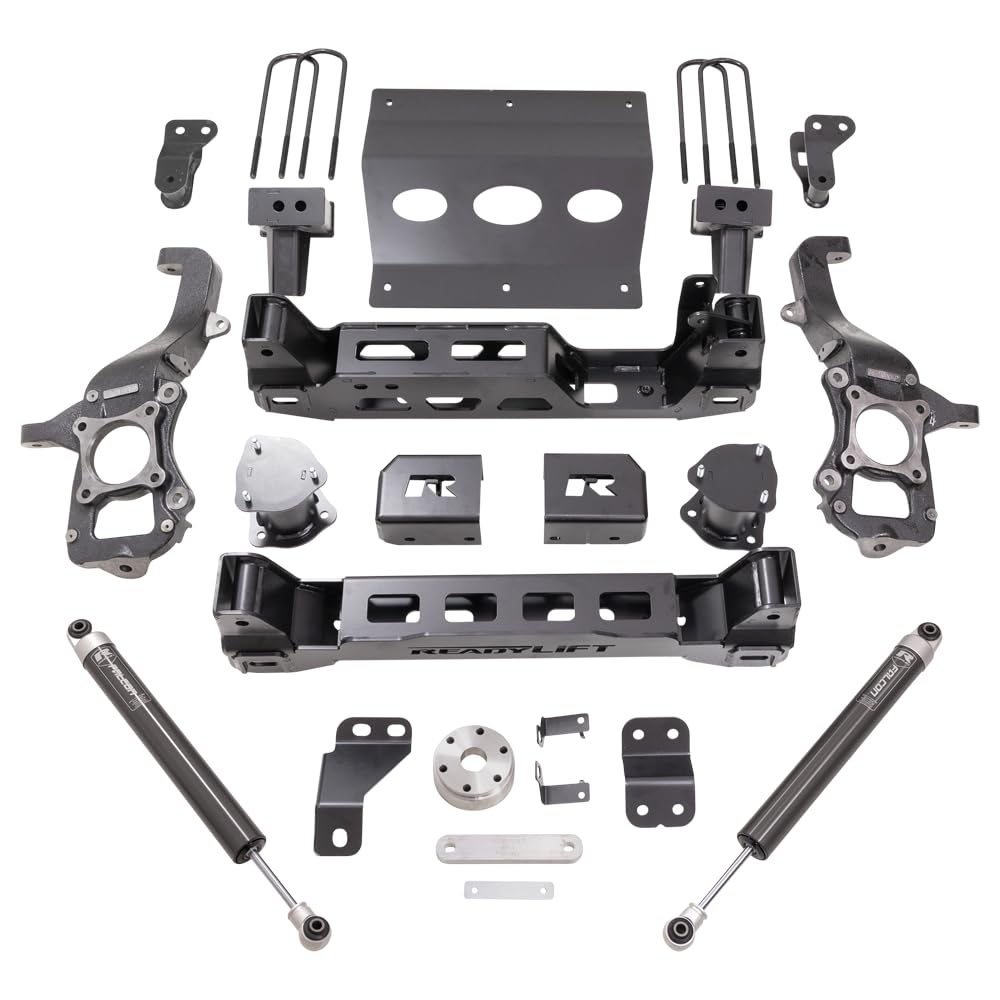 6'' Lift Kit ReadyLIFT 44-21620 with Falcon 1.1 Monotube Shocks For Ford F150 4WD