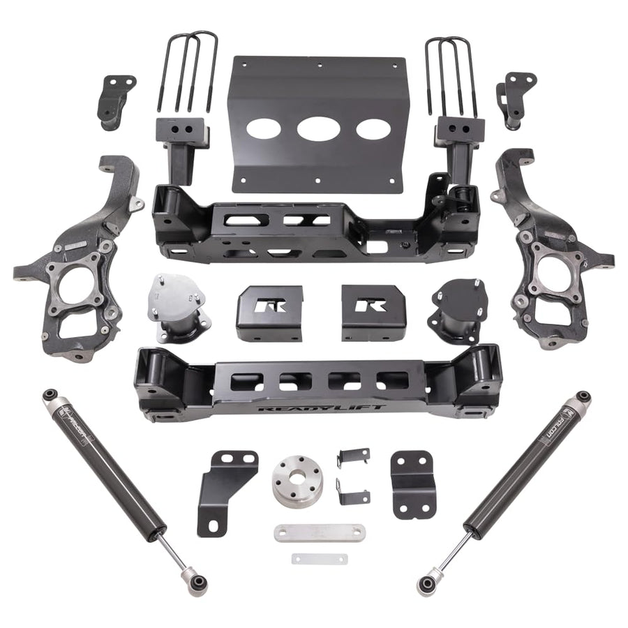 6'' Lift Kit ReadyLIFT 44-21620 with Falcon 1.1 Monotube Shocks For Ford F150 4WD