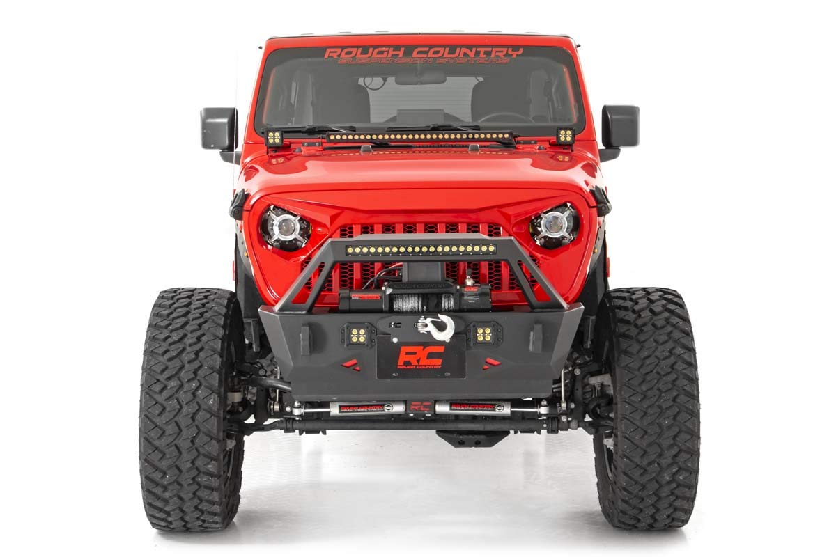 Rough Country Grille Angry Eye for 18-24 Jeep JL/JLU/Gladiator - 10496
