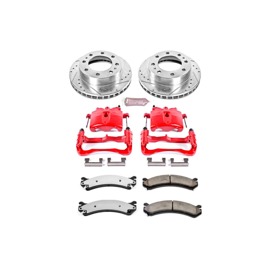 Power Stop Front KC2020-36 Z36 Truck and Tow Brake Kit with Calipers