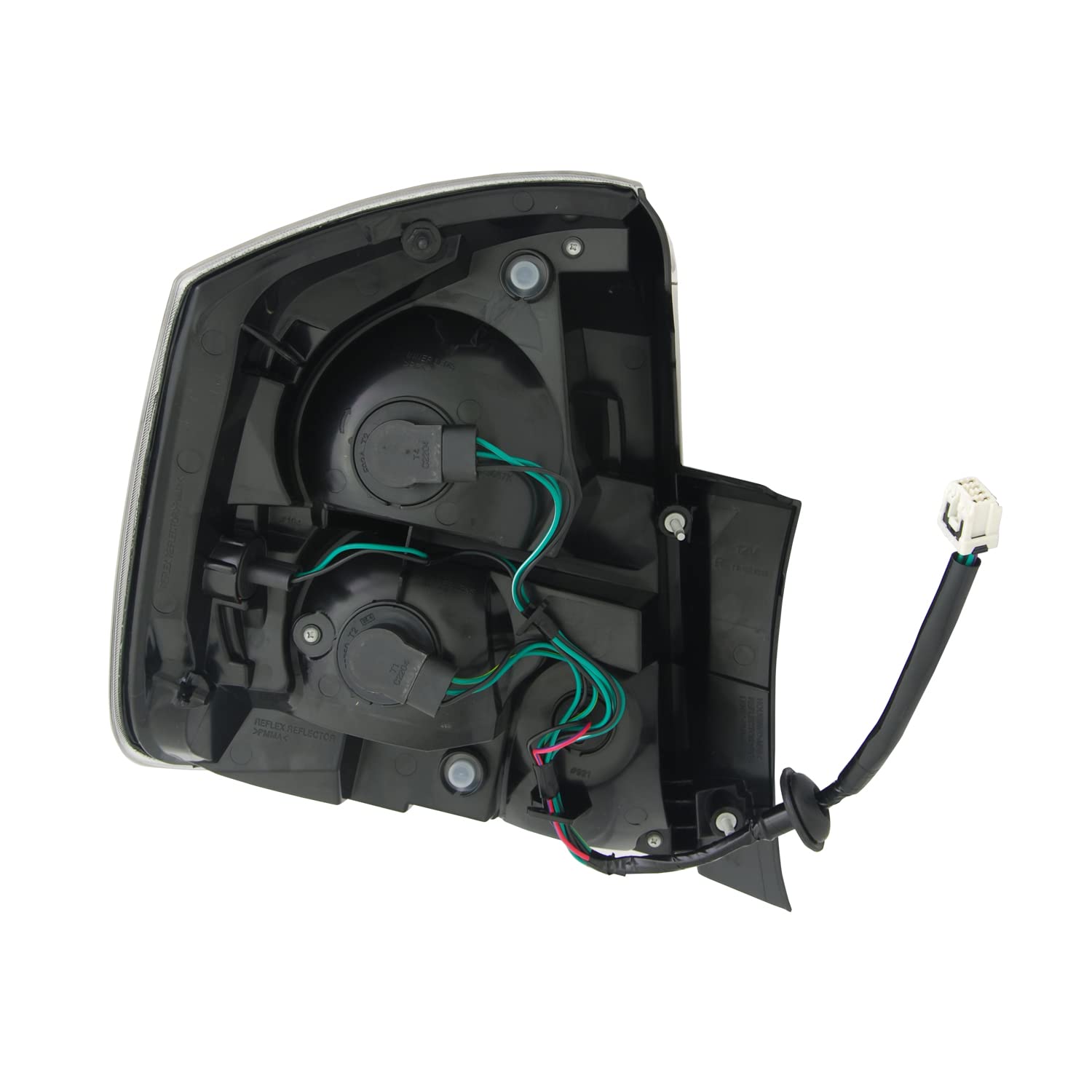 Right TYC Tail Light Assembly Compatible with 2010-2012 Nissan Sentra