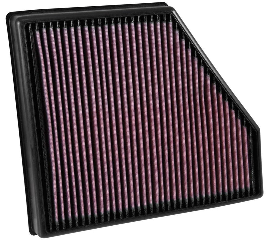 K&N Original High-Flow Lifetime Engine Air Filter: Increase Power: Premium, Washable: Compatible with 2016-2024 Chevrolet: Camaro, SS, ZL1, 33-5047
