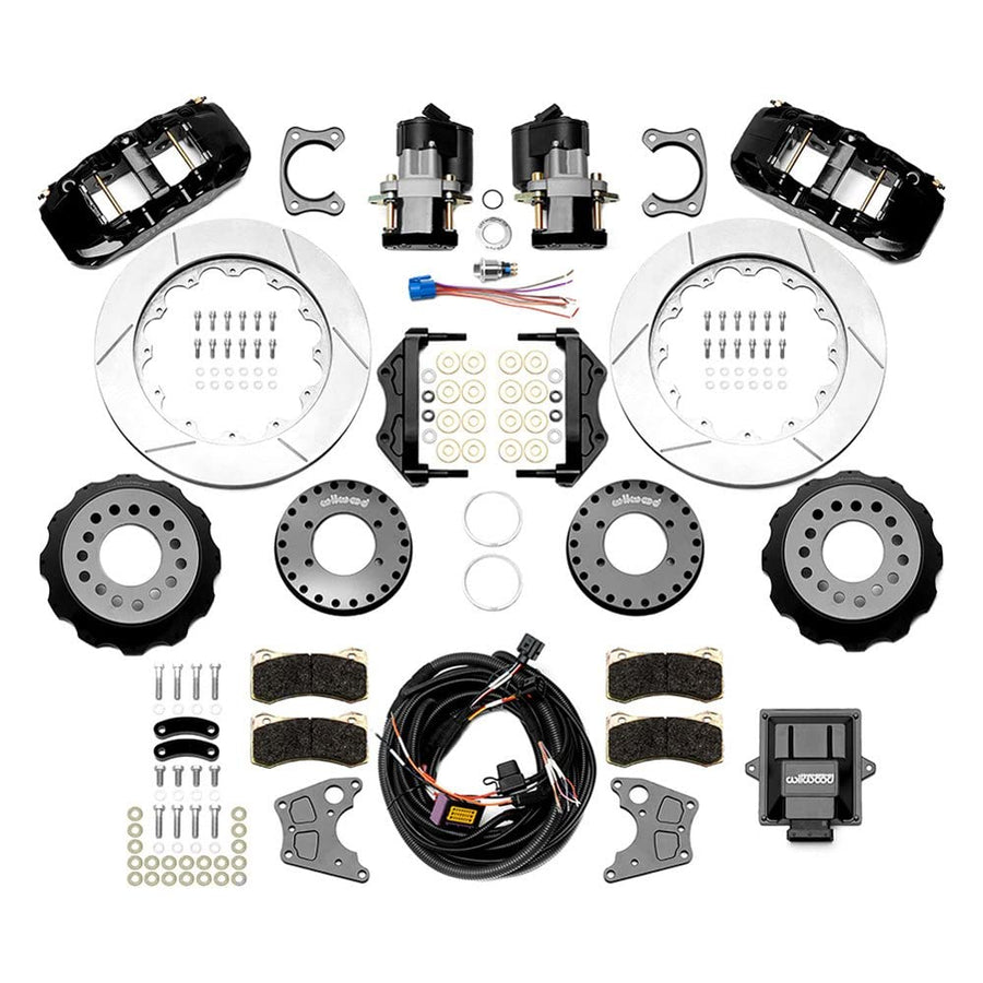 Wilwood Superlite Narrow 4R Rear P-Brk Kit AERO4 14.00in Rotor Big Ford 2.50in Offset