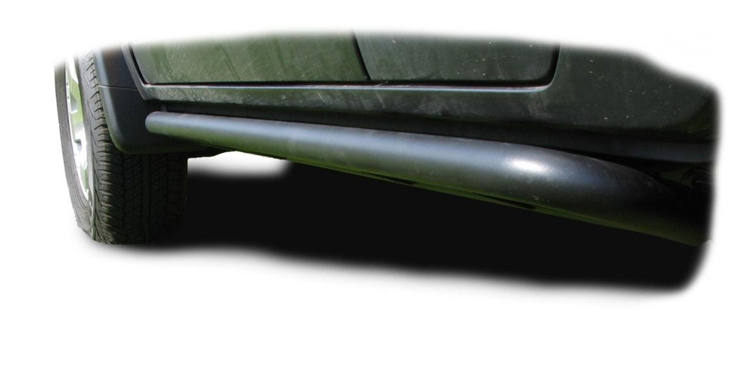 RKR Rock Rails N-Fab D104RKRCC Cab Length Sold As Pair, Textured Black Steps Sold Separately