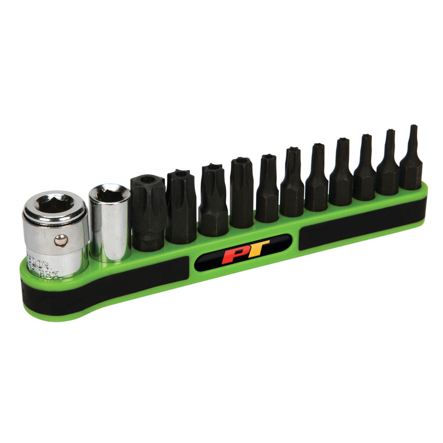 W38970 Performance Tool Impact Grade CrV Bits with Tamper Resistant Sizes, 1/4-Inch and 3/8-Inch Drive Bit Holders, and Magnetic Storage Holder