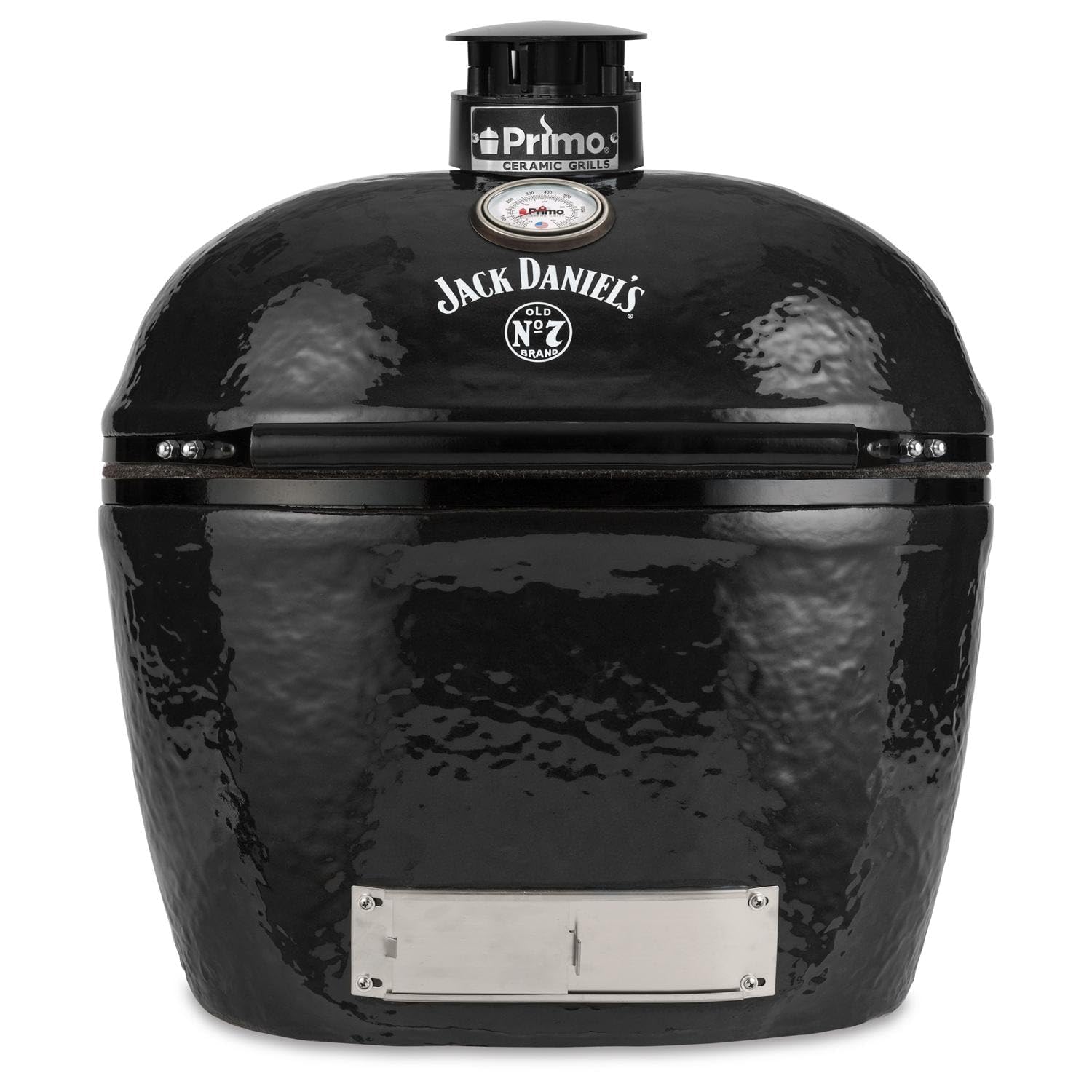 Jack Daniels Edition Primo Oval XL 400 Ceramic Kamado Grill With Stainless Steel Grates - PGCXLHJ (2021)