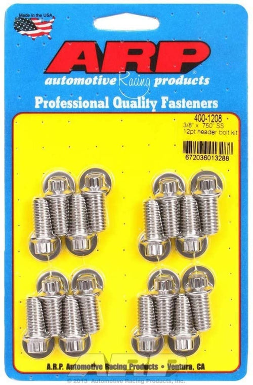 Header Bolt ARP Universal, .750" UHL, 12 Pt, Stainless