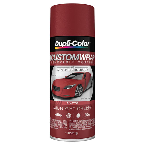 Custom Wrap Matte Dupli-Color Removable Automotive Paint – Midnight Cherry Spray Paint - 11 oz. Aerosol Can