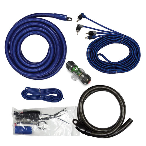 MID SERIES RAPTOR BY METRA ELECTRONICS 2400W 1/0 AWG AMP KIT WITH RCA CABLE - R4A01