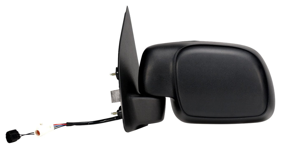 Driver Side Fit Mirror for Ford Excursion, w/o Signal, Black, Foldaway, Heated Power