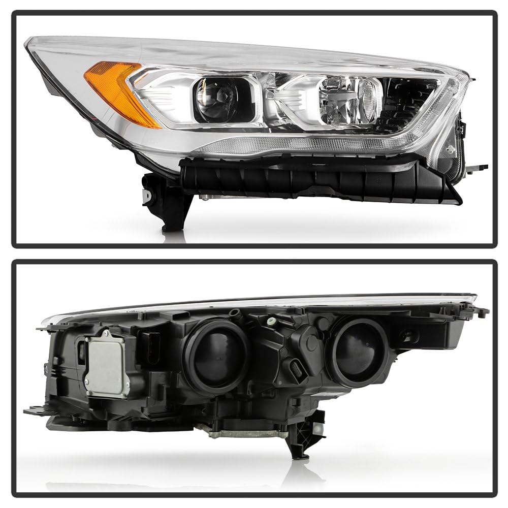 Ford Escape Spyder (POE) 17-19 w/LED DRL HID & Ballast Assembly Projector Headlight - OE Right